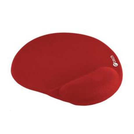C-TECH podložka pod myš gelová MPG-03, červená, 240x220mm