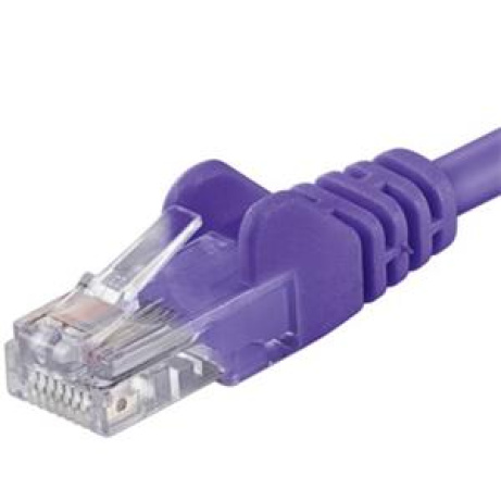Premiumcord Patch kabel CAT6a S-FTP, RJ45-RJ45, AWG 26/7 3m fialová