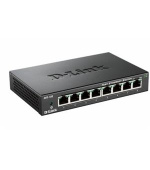 D-Link DES-108/E 8-port 10/100 Metal Housing Unmanaged Desktop Switch