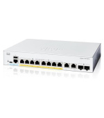 Cisco Catalyst switch C1300-8P-E-2G (8xGbE,2xGbE/SFP combo,8xPoE+,60W,fanless) - REFRESH