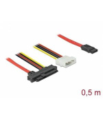 Delock Kabel SAS SFF-8482 + napájení > 1 x SATA 7 pin 0,5 m