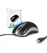 4World Myš optická USB 1200dpi Black/Silver