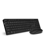 CONNECT IT Combo bezdrátová černá klávesnice + myš, (+1x AAA +1x AA baterie zdarma), CZ + SK layout