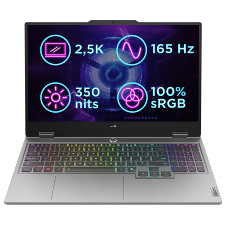 Lenovo LOQ/15IRX10/i7-14700HX/15,6"/QHD/32GB/1TB/RTX 5060/bez OS/Gray/2R