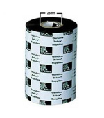 Zebra Wax/Resin Ribbon, 110mmx450m, 3400; High Performance, 25mm core