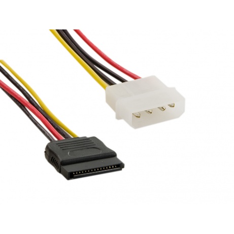 4World Napájecí kabel Molex M-SATA F 15cm