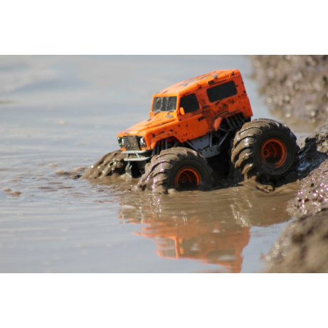 RC obojživelník Defender 90 - oranžová
