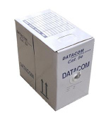 DATACOM UTP drát CAT5E PE,Fca 305m box černý OUTDOOR