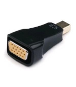 GEMBIRD Kabel red. miniDisplayport na VGA, M/F, černá