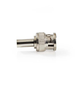 Nedis CVVC01905ME - BNC Konektor | Samec | Pro 6,0mm Koaxiální Kabely | 25 ks | Kov