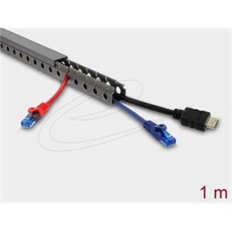 Delock Kabelovod 25 x 25 mm - délka 1 m, šedý