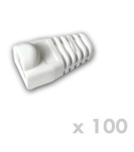 DATACOM Návlek pro plug RJ45 s bublinou bílý (100ks)