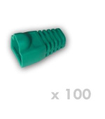DATACOM Návlek pro plug RJ45 s bublinou zelený (100ks)