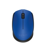 Logitech M171/Kancelářská/Optická/1 000 DPI/Bezdrátová USB/Černá-modrá