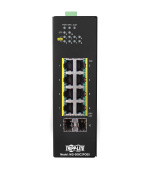 Přepínač 8x zdroj Lite Managed Ethernet Switch, 10/100/1000Mb/s, 2GbE SFP, PoE+ 30W, -10°?+60°C, DIN