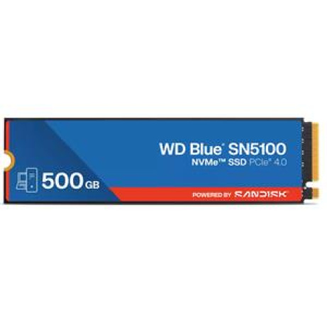 WD BLUE SSD NVMe 500GB WDS500G5B0E PCIe SN5100, Gen4,(R:6600, W:5600MB/s)