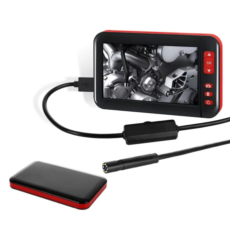 W-Star Endoskopická kamera WSP20, 1080P HD 4,3" LCD, sonda 8mm, 5m, WSP20-8-5