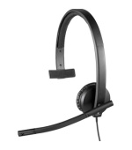 Logitech náhlavní souprava USB H570e, černá, mono