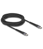 Delock Kabel USB 2.0 ze zástrčky USB Type-C™ na zástrčku, s prodlouženou ochranou proti ohybu, 60 W 3 m
