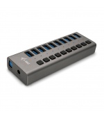 i-tec USB 3.0 Charging HUB 10 port + Power Adapter 48W