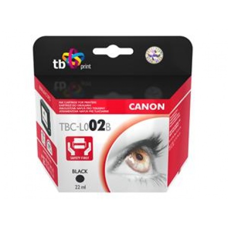 Ink. kazeta TB kompatibilní s Canon BC-02, 0881A003, Black