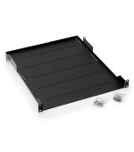 19"police H4 perforovaná 1U/850mm, max.150kg