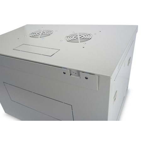 DIGITUS 9U nástěnná skříň, Dynamic Basic 505x600x600 mm, barva šedá (RAL 7035)