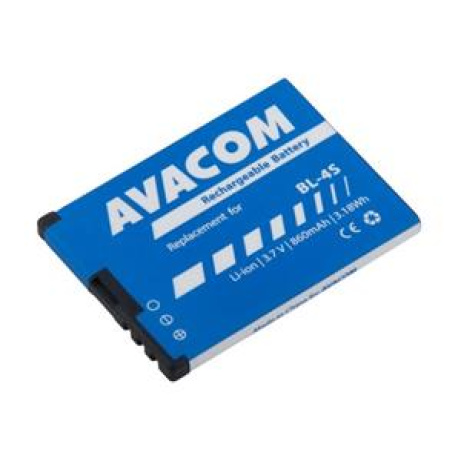 AVACOM Náhradní baterie do mobilu Nokia 3600 Slide, 2680 Li-Ion 3,7V 860mAh (náhrada BL-4S)