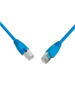SOLARIX patch kabel CAT6 SFTP PVC 3m modrý snag-proof
