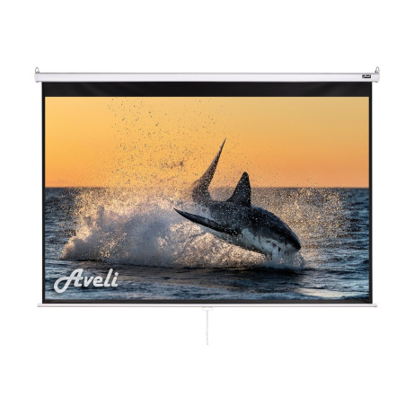 Nástěnné projekční plátno AVELI, 150x113 cm (4:3) 73"