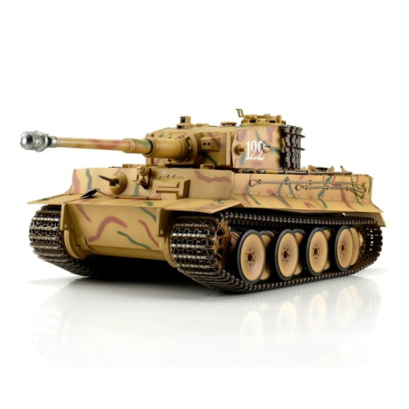 Torro RC tank German Tiger I IR 1:16 letní kamufláž 2,4 Ghz RTR, proporcionální