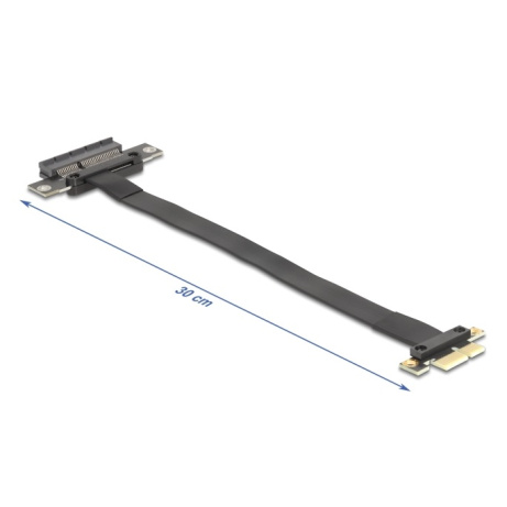 Delock Riser karta PCI Express 3.0, ze zástrčky x1 na slot x4, s kabelem, délka 30 cm