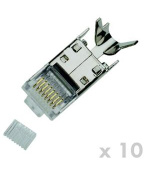 DATACOM Plug STP CAT7(6A) 8p8c- RJ45 drát (10ks)