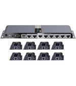 PremiumCord HDMI 1-8 splitter+extender po CAT6/6a/7, FULL HD, 3D