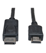 Video kabel DisplayPort / HDMI (Samec/Samec), 0.9m