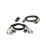 ATEN 3M USB DVI-D Dual Link Dual Display Secure KVM Cable Kit