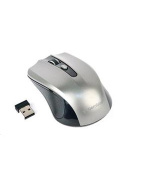 Gembird Myš MUSW-4B-04-BG, černo-šedá, bezdrátová, USB nano receiver