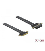 Delock Karta PCI Express Riser x4 na x4, s ohebným kabelem délky 60 cm