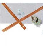 Vertikální zemnící lišta 15U