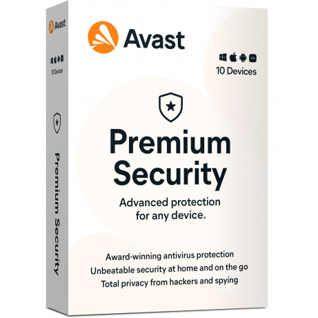 Avast Premium Security MD, up to 10 connections 3Y