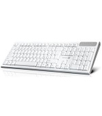 CONNECT IT Multimediální bezdrátová klávesnice, 2,4GHz, USB, CZ + SK layout, bílá