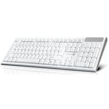 CONNECT IT Multimediální bezdrátová klávesnice, 2,4GHz, USB, CZ + SK layout, bílá