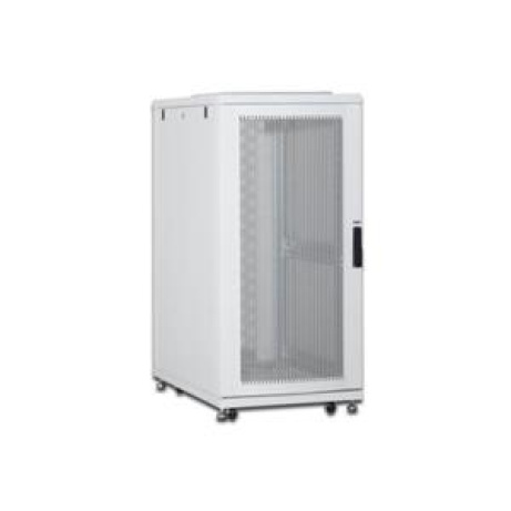 DIGITUS 26U serverový stojan, Unique Series, dveře z děrované oceli 1340x600x1000 mm, barva šedá (RAL 7035)