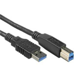 PremiumCord Kabel USB 3.0 Super-speed 5Gbps A-B, 9pin, 2m