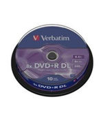 VERBATIM DVD+R DL AZO 8,5GB, 8x, spindle 10 ks