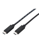 C-TECH Kabel USB 3.2, Type-C (CM/CM), PD 100W, 20Gbps, 1m, černý