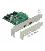 Delock PCI Express x1 Karta na 2 x externí SuperSpeed USB (USB 3.2 Gen 1) USB Type-C™ samice