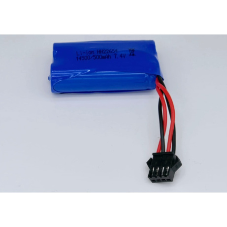 Akumulátor Li-ion 7,4V 500 mAh 4SM konektor
