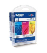 Brother LC-1100HY sada inkoustů - magenta, yellow, cyan
