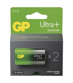 GP D Ultra Plus, alkalická (LR20) - 2 ks